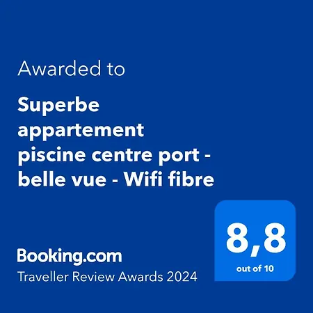 아파트 Superbe Piscine Centre Port - Belle Vue - Parking 아그